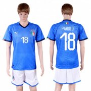 Wholesale Cheap Italy #18 Parolo Home Soccer Country Jersey