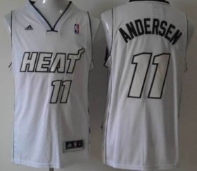 Wholesale Cheap Miami Heat #11 Chris Andersen Revolution 30 Swingman White Big Color Jersey