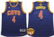 Wholesale Cheap Men's Cleveland Cavaliers #4 Iman Shumpert 2017 The NBA Finals Patch Navy Blue Jersey