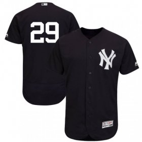 Wholesale Cheap Yankees #29 Gio Urshela Navy Blue Flexbase Authentic Collection Stitched MLB Jersey