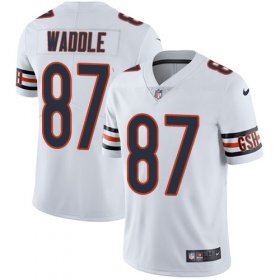 Wholesale Cheap Nike Bears #87 Tom Waddle White Men\'s Stitched NFL Vapor Untouchable Limited Jersey