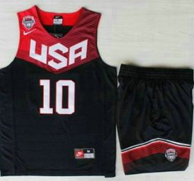 Wholesale Cheap 2014 USA Dream Team #10 Kyrie Irving Blue Basketball Jersey Suits