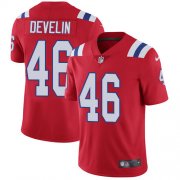 Wholesale Cheap Nike Patriots #46 James Develin Red Alternate Men's Stitched NFL Vapor Untouchable Limited Jersey