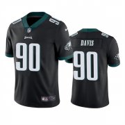 Wholesale Cheap Men's Philadelphia Eagles #90 Jordan Davis Black Vapor Untouchable Limited Stitched Jersey