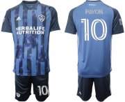 Wholesale Cheap Men 2020-2021 club Los Angeles Galaxy away 10 blue Soccer Jerseys