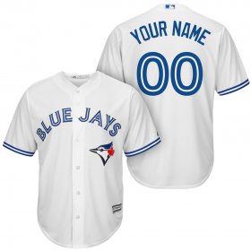 Wholesale Cheap Toronto Blue Jays Majestic Cool Base Custom Jersey White