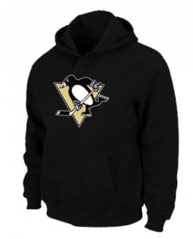 Wholesale Cheap NHL Pittsburgh Penguins Big & Tall Logo Pullover Hoodie Black