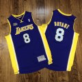 Wholesale Cheap Men's Los Angeles Lakers #8 Kobe Bryant Purple 2000-01 NBA Champions Patch Hardwood Classics Jersey