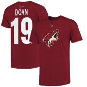 Wholesale Cheap Arizona Coyotes #19 Shane Doan Reebok Name and Number Player T-Shirt Red