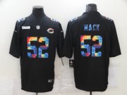 Wholesale Cheap Men's Chicago Bears #52 Khalil Mack Multi-Color Black 2020 NFL Crucial Catch Vapor Untouchable Nike Limited Jersey
