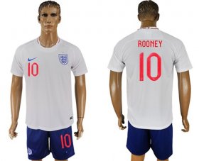 Wholesale Cheap England #10 Rooney Home Soccer Country Jersey
