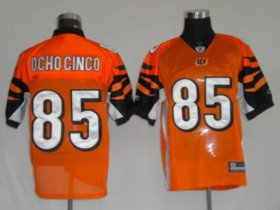 Wholesale Cheap Bengals #85 Chad Ochocinco Orange Stitched NFL Jersey