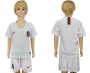 Wholesale Cheap Portugal Blank Away Kid Soccer Country Jersey