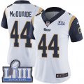 Wholesale Cheap Nike Rams #44 Jacob McQuaide White Super Bowl LIII Bound Women's Stitched NFL Vapor Untouchable Limited Jersey