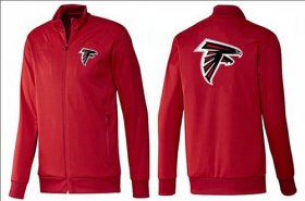 Wholesale Cheap NFL Atlanta Falcons Team Logo Jacket Red_1