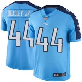 Wholesale Cheap Nike Titans #44 Vic Beasley Jr Light Blue Youth Stitched NFL Limited Rush Jersey