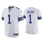 Wholesale Cheap Men's Dallas Cowboys #1 Cedrick Wilson White Vapor Limited Stitched Jersey