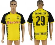 Wholesale Cheap Dortmund #29 Schmelzer Yellow Soccer Club Jersey