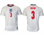 Wholesale Cheap Men 2020-2021 European Cup England home aaa version white 3 Nike Soccer Jersey