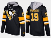 Wholesale Cheap Penguins #19 Jean Pronovost Black Name And Number Hoodie