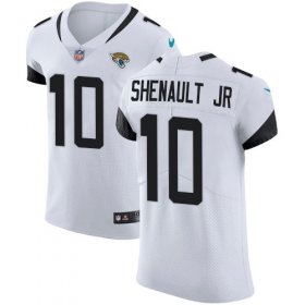 Wholesale Cheap Nike Jaguars #10 Laviska Shenault Jr. White Men\'s Stitched NFL New Elite Jersey