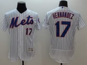 Wholesale Cheap Mets #17 Keith Hernandez White(Blue Strip) Flexbase Authentic Collection Stitched MLB Jersey