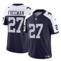 Cheap Youth Dallas Cowboys #27 Royce Freeman Navy White 2023 F.U.S.E. Thanksgiving Vapor Untouchable Limited Stitched Football Jersey