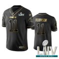 Wholesale Cheap Nike Chiefs #11 Demarcus Robinson Black Golden Super Bowl LIV 2020 Limited Edition Stitched NFL Jersey