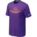 Wholesale Cheap Nike Chicago Bears Big & Tall Critical Victory NFL T-Shirt Purple