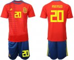 Wholesale Cheap Spain #20 Asensio Home Soccer Country Jersey