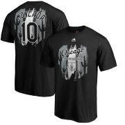 Wholesale Cheap Chicago White Sox #10 Yoan Moncada Majestic 2019 Spring Training Big & Tall Name & Number T-Shirt Black