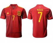 Wholesale Cheap Men 2021 Europe Spain home AAA version 7 soccer jerseys