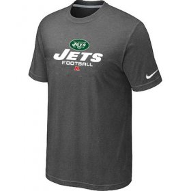 Wholesale Cheap Nike New York Jets Big & Tall Critical Victory NFL T-Shirt Dark Grey