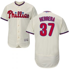 Wholesale Cheap Phillies #37 Odubel Herrera Cream Flexbase Authentic Collection Stitched MLB Jersey