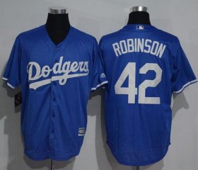 Wholesale Cheap Dodgers #42 Jackie Robinson Blue New Cool Base Stitched MLB Jersey