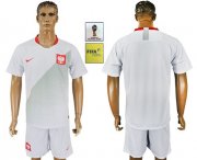 Wholesale Cheap Poland Blank Home Soccer Country Jersey