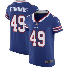 Wholesale Cheap Nike Bills #49 Tremaine Edmunds Royal Blue Team Color Men\'s Stitched NFL Vapor Untouchable Elite Jersey