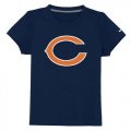 Wholesale Cheap Chicago Bears Sideline Legend Authentic Logo Youth T-Shirt Dark Blue