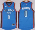 Wholesale Cheap Oklahoma City Thunder #0 Russell Westbrook Revolution 30 Swingman 2014 New Blue Jersey
