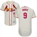 Wholesale Cheap Cardinals #9 Roger Maris Cream Flexbase Authentic Collection Stitched MLB Jersey