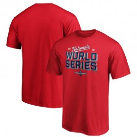 Wholesale Cheap Washington Nationals Majestic 2019 World Series Bound Can of Corn T-Shirt Red