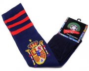 Wholesale Cheap Spain Soccer Football Sock Dark Blue