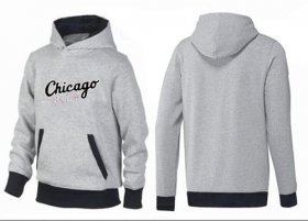 Wholesale Cheap Chicago White Sox Pullover Hoodie Grey