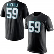 Wholesale Cheap Carolina Panthers #59 Luke Kuechly Nike Player Pride Name & Number T-Shirt Black