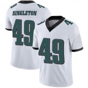 Wholesale Cheap Men's Philadelphia Eagles #49 Alex Singleton White Limited Vapor Untouchable Nike Jersey
