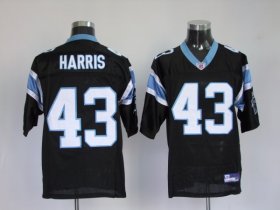 Wholesale Cheap Panthers #43 Chris Harris Black Stitched NFL Jersey