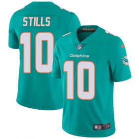 Wholesale Cheap Nike Dolphins #10 Kenny Stills Aqua Green Team Color Men\'s Stitched NFL Vapor Untouchable Limited Jersey