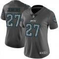 Wholesale Cheap Nike Eagles #27 Malcolm Jenkins Gray Static Women's Stitched NFL Vapor Untouchable Limited Jersey