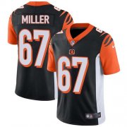 Wholesale Cheap Nike Bengals #67 John Miller Black Team Color Men's Stitched NFL Vapor Untouchable Limited Jersey