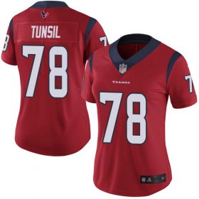 Wholesale Cheap Nike Texans #78 Laremy Tunsil Red Alternate Women\'s Stitched NFL Vapor Untouchable Limited Jersey